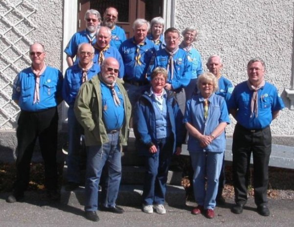 Representanter från alla svenska Scoutmuseer
